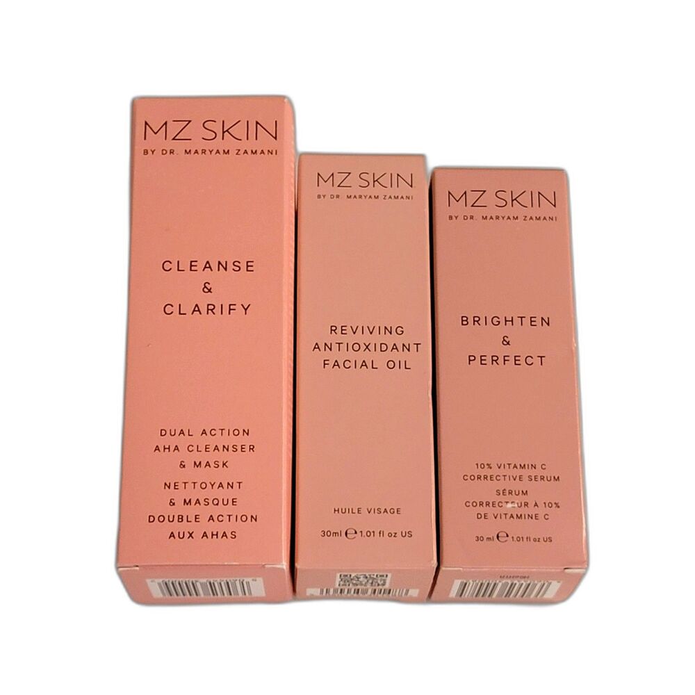 MZ Skin Bundle Full Size 3 Products NIB - Picture 2 of 13
